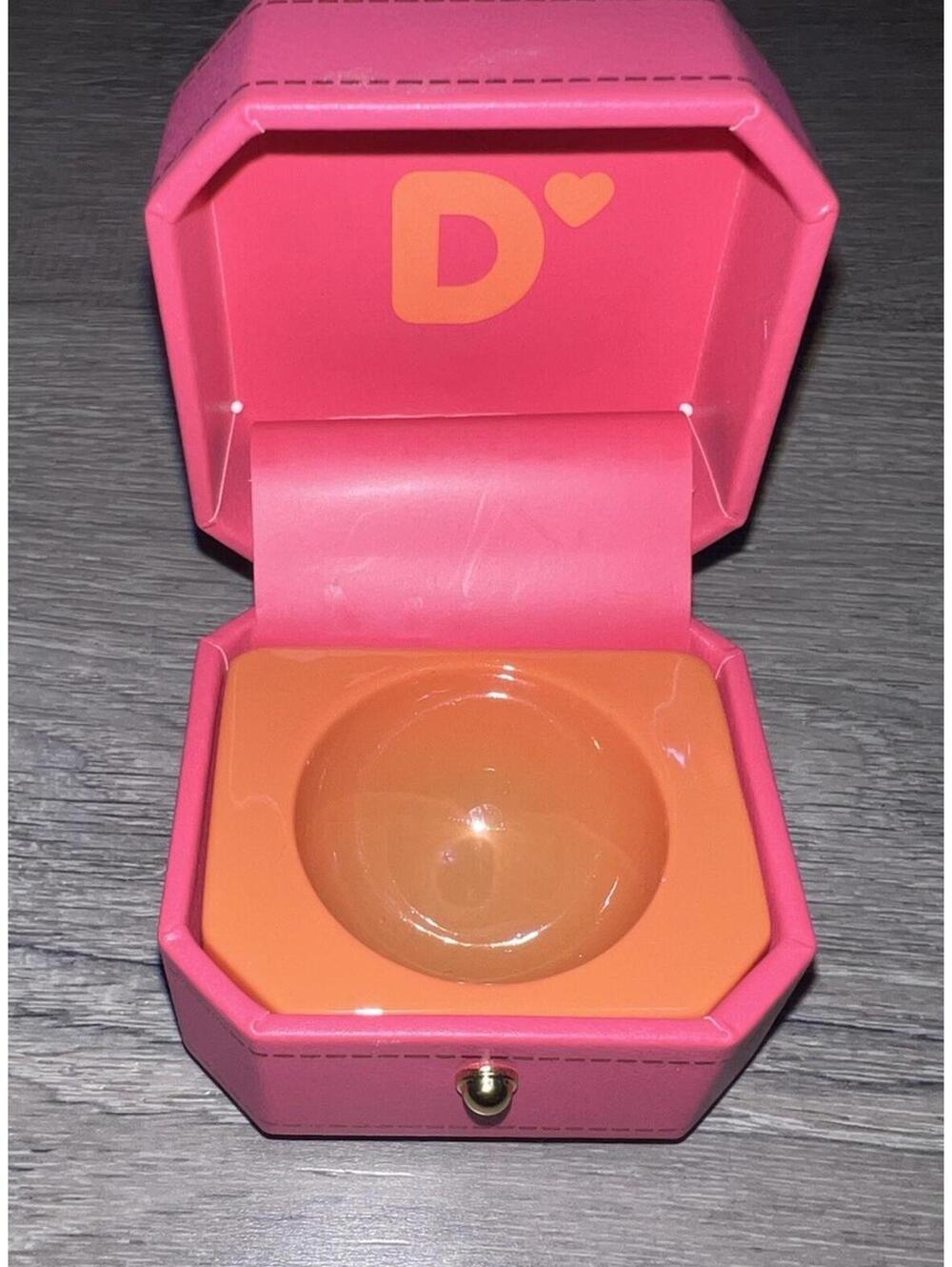Dunkin Donuts Munchkin I Dough Proposal Ring Box Pink Promo Collectible DUNKIN’